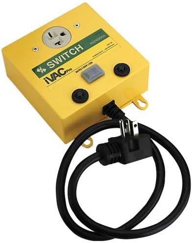 iVAC S11520-A-NA Pro Switch 20 Amp 115 Volt Shop Vacuum Dust Collector Switch