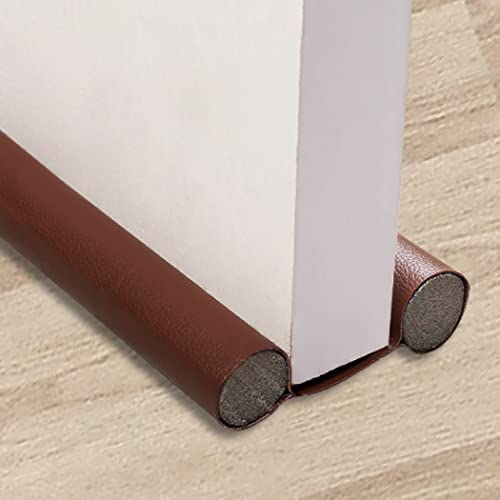 AmzBarley ドアドラフトストッパー 隙間風ストッパー ドア 『長さ約96cm』 隙間風防止 ドア 隙間ガード ドアスイープ ドア下部シールストリップ すきま風防止 ドア下 隙間 ふさぎ 隙間テープ ドア クッション 冷暖房効率アップ 省エネ 騒音軽減 ホコリ侵入防止 夏涼しく 冬暖か