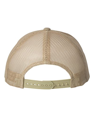 Yupoong Flexfit 6606,6606T Retro Trucker Hat, Khaki, One Size #TOP2