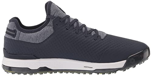 Puma Golf Men's Proadapt Alphacat Wide Golf Shoe, Peacoat-Puma Silver-Safety Yellow, 9.5 #TOP5