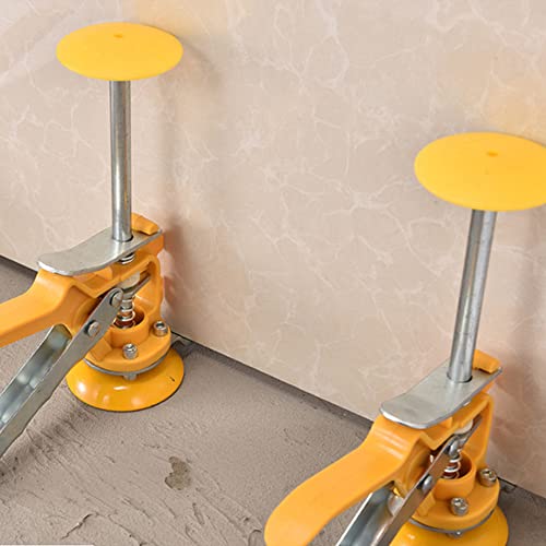 Geoyien fliesenheber, Höhenversteller für Fliesen, 4 Stück Präzisions-Locator, Handheld Jack, robust und langlebig, geeignet zum Heben und Befestigen von Fliesen, Böden, Türen und Fenstern