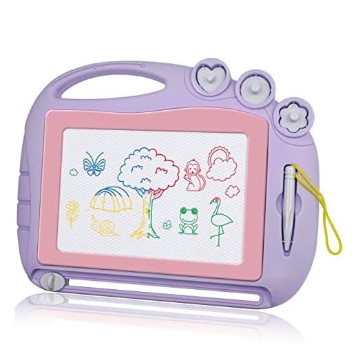 AiTuiTui Magnetic Drawing Board Toddler Toys for Girls Gifts, Erasable Etch a Sketch Writing Doodle Pad Travel Games for Kids in Car, Early Education Learning Skill Development Toys for Kids Toddlers