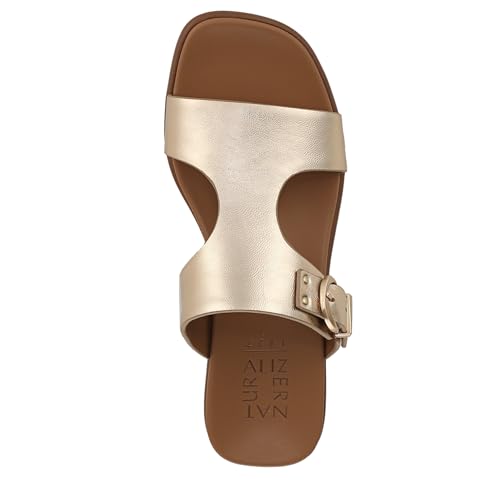 Naturalizer Women's Beach Slide Sandal Champagne Metallic Leather 7 W by Naturalizer - Used condition - Image 6