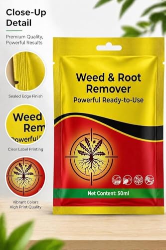 Image of Weed and Root Remover 100G Ready to Use | Fast Acting Deep Penetrating Formula | Removes Weeds from Root for Garden, Lawn, Driveways, Pathways & Outdoor Areas (Pack of 01)