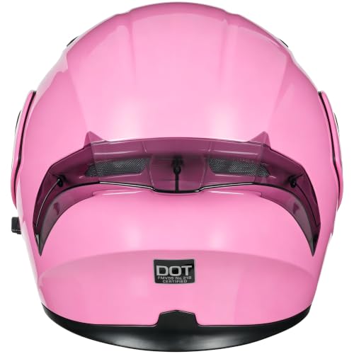 Adult Motorcycle Helmets Modular Flip-Up Full Face Helmet,DOT Approved by SanQing - Used condition - Image 4