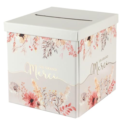 Santex mariage Tirelire Amour Floral, Piggy Bank, Urne, Résine, Romantique, Multiple colors, Jeunes mariés, couples en célébration, Enfants et Adolescents,...
