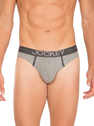 Image of Jockey Men's Cotton Modern Brief (Colour May Vary, Small) - Pack of 2