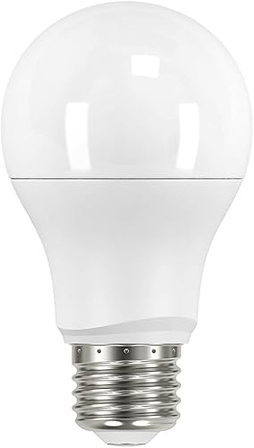 Satco S9593 - Paquete de 6 bombillas LED A19 de 9.5 W, no regulables, esmeriladas, 2700 K, color blanco cálido, base media (equivalente a 60 W)