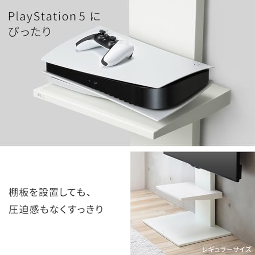 undefined EQUALS イコールズ WALL テレビスタンド V2・V3・V5・S1対応棚板 レギュラーサイズ(幅40cmx奥行36.5cm) サテンブラック の商品画像 2