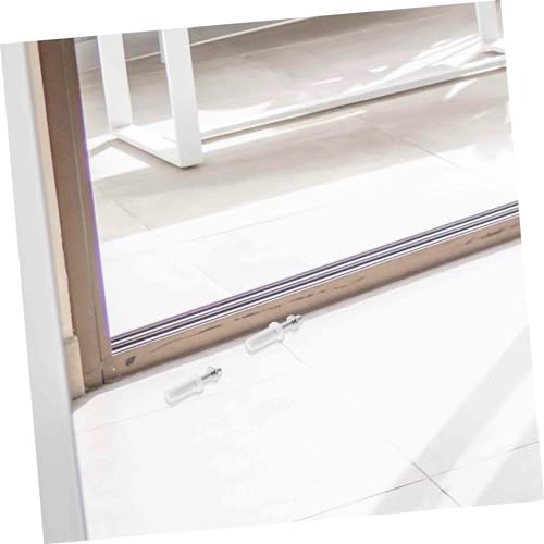 Kit de 4 piezas de herrajes para puerta plegable con pivotes superiores para puertas corredizas, adecuado para clóset plegable miniatura 5