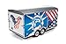 ModelToyCars Four Wheel Enclosed Trailer,Red,White and Blue Acme AMM1284 1/18 Scale Diecast Model Replica