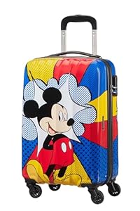 American Tourister Hypertwist - Spinner S, Hand Luggage, 55 cm, 36 l, Multicolored (Mickey Flash Pop)
