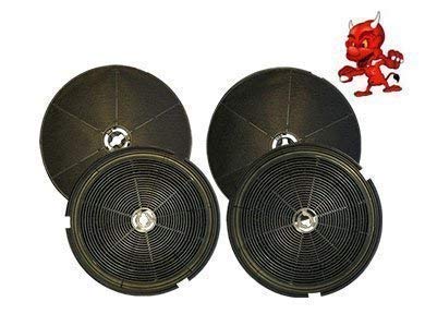 MEGA SPARSET 4 filtry z węglem aktywnym filtr węglowy pasujący do okapu kuchennego Smeg FLT6, FLT 6