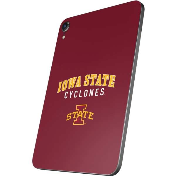 Skinit Decal Tablet Skin Compatible with iPad Mini 7 (2025) - Officially Licensed Iowa State University Collegiate Text Design