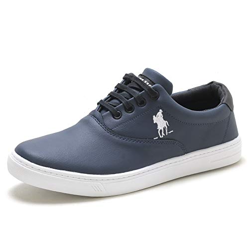 Tenis Polo Plus Masculino Sapatênis Casual Azul 44