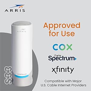 ARRIS - SURFboard S33 32 x 8 DOCSIS 3.1 Multi-Gig Cable Modem with 2.5 Gbps (Renewed) — photo 3 of 6