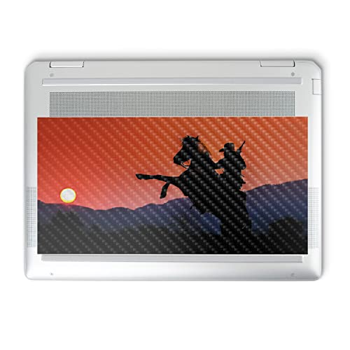 Image of MightySkins Carbon Fiber Skin Compatible with HP Spectre x360 14 inch (2022) Full Wrap Kit - Bronco Sunset | Protective, Durable Textured Carbon Fiber Finish | Easy to Apply | Made in The USA