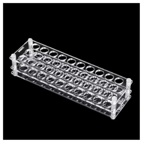 Support tubes à essai anti-renversement cadre en verre 16mm 30 trous