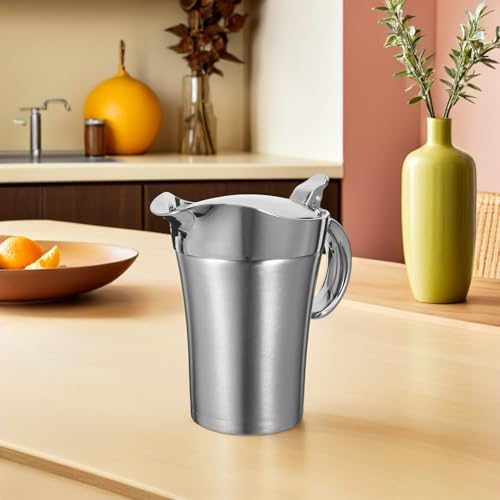 Saucière isotherme double isolation en acier inoxydable pour distributeur de sauce de table