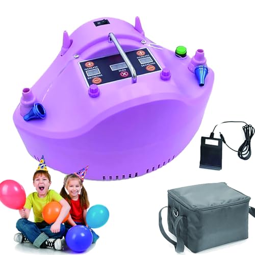 Pompe à ballons électrique avec minuteur numérique réglable pour un calibrage précis