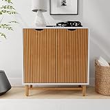 Stead Adjustable Fluted Accent Cabinet 2023 Collection - Contemporary Storage Shelf - Great in Livin