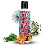 Natural Black Seed and Carrot Rosemary Hair Growth Oil Formula 5oz. By SweetSunnah