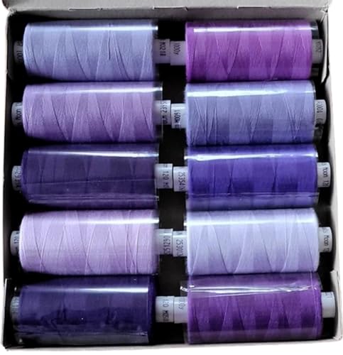 Coats Moon Polyester Sewing Thread – Purple and Lilac Variety Pack