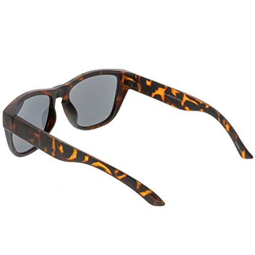 zeroUV - Classic Thick Arms Keyhole Bridge Square Lens Horn Rimmed Sunglasses 54mm4