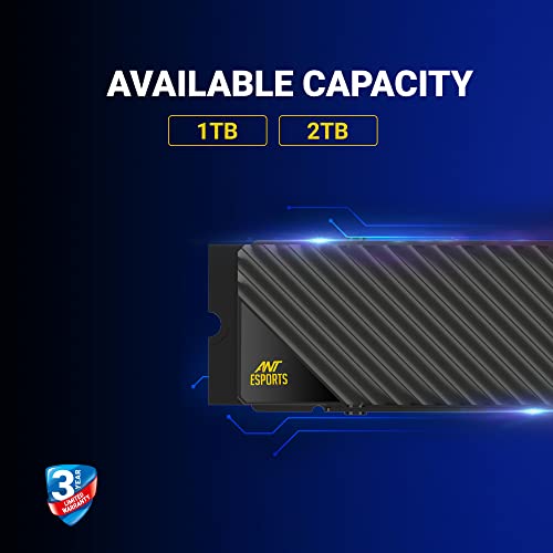 Image of Ant Esports 690 Neo Ultra M.2 NVMe 1TB Internal Solid State Drive /SSD with NVMe PCIe Gen4x4, Compliant with PCI Express 4.0, speeds of Upto Read /Write - 7400 /5500 MB /s Compatible with PC and Laptop