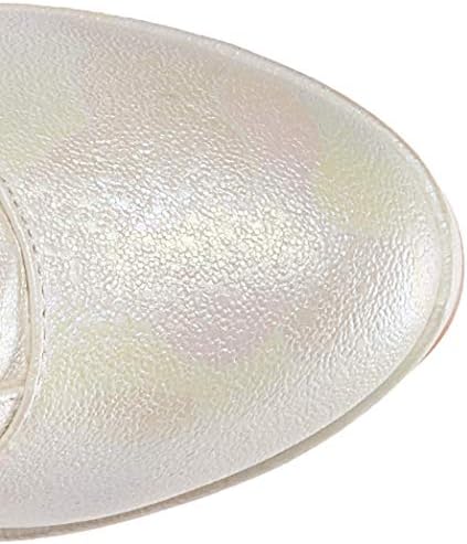 Ellie Shoes Women's 557-NORA Fashion Boot, White, 10 M US | Image 4