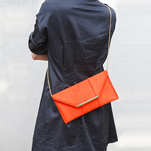Image of JNB Faux Microsuede Envelope Clutch