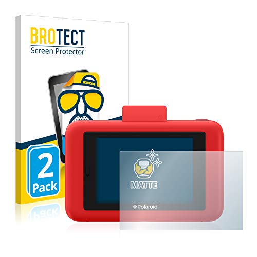 BROTECT Protector Pantalla Anti-Reflejos Compatible con Polaroid Snap Touch (2 Unidades) Pelicula Mate Anti-Huellas
