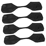 TOYANDONA 4 Piezas de Arena a Prueba de Viento Pesos Pesados del Dosel Pesas de de Arena de Paraguas Bolsas de Peso con Dosel pequeñas Paño Oxford 1680d Negro