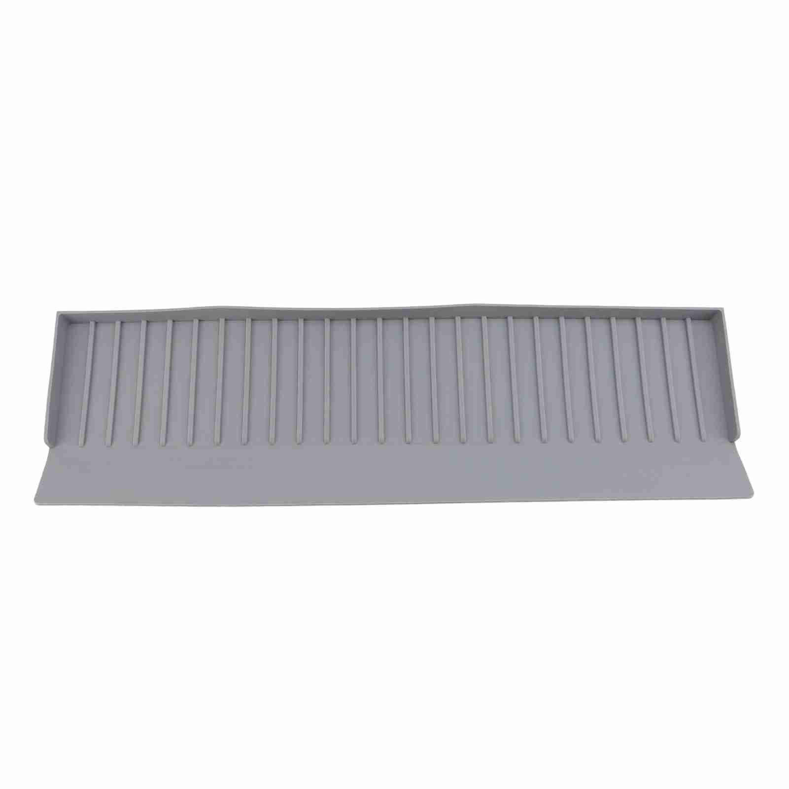 Gardien et tapis drainage évier silicone gris Tissting contre les chocs sur plan de travail