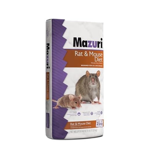 Mazuri Rodent | Nutritionally Complete Rat and Mouse Food | Amonia-Reduction Formula - 25 Pound (25 lb) Bag