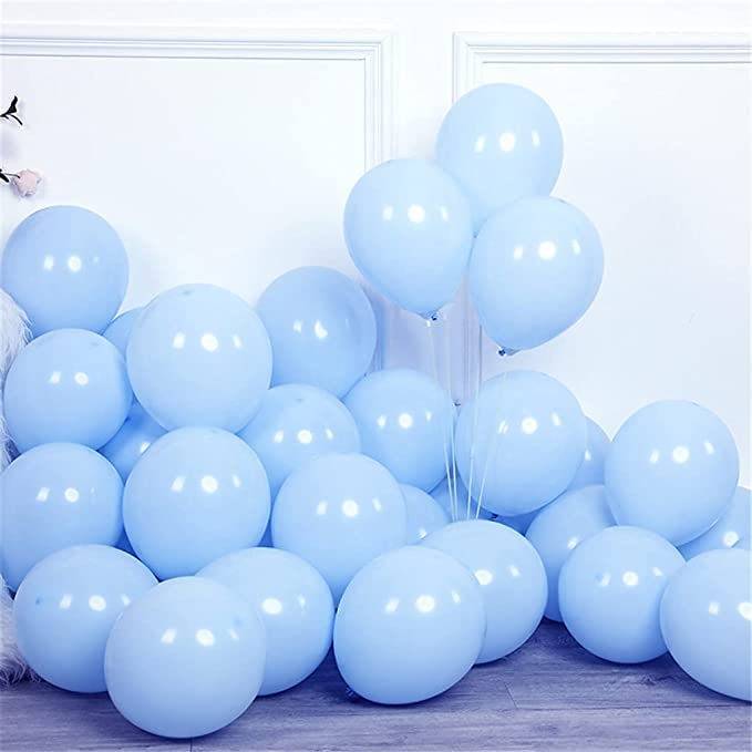 PartySanthe Pastel Happy Birthday Party Decorations, Pastel blue