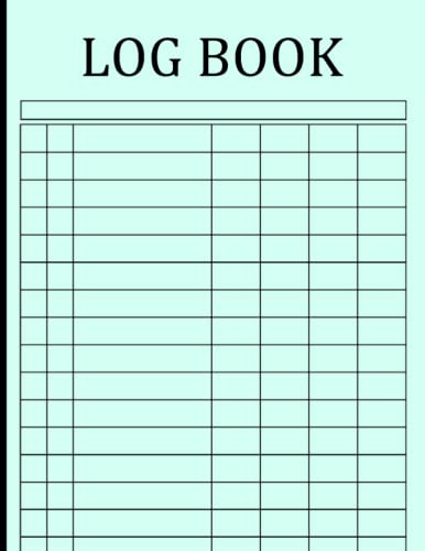 MultipurposeLog Book: Large customizable with 7 columns to Track Daily Activity, Time, Inventory and Equipment, Income and Expenses, Mileage, Orders, Donations, Debit and Credit, or Visitors.