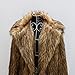 Tinhulf Men's Faux Fur Long Sleeve Sweater Fashion Jacket Winter Coat Outwear Fluffy Soft Overcoat