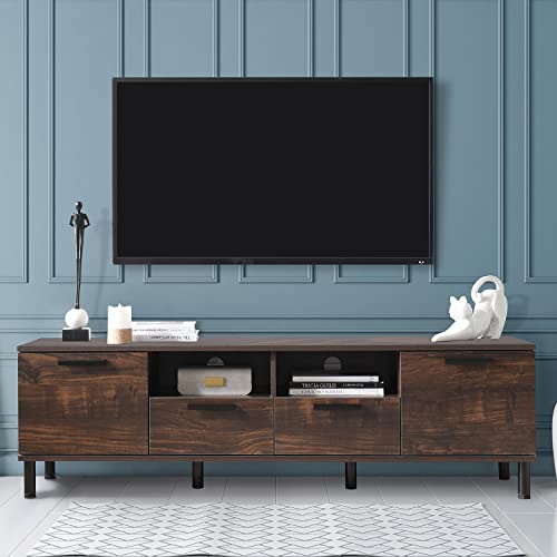 Buy Modern TV Stand Media Console for 70 Inch TV Mid Century