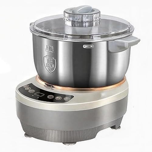 Amasadora de masa con función de fermentación, batidora profesional de acero inoxidable, fácil de limpiar, ideal para hornear en la cocina, capacidad de 7 litros