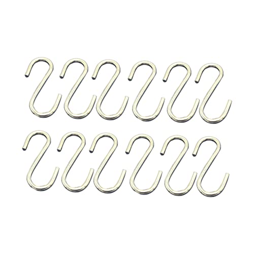 Alipis 100 Piezas bastidores de almacenamiento gancho para taller gancho para colgar de acero inoxidable ganchos de dormitorio de cocina Silver