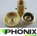 ACME kurz Gomet Autogas Tankadapter Set M10 kurz Acme Dish Bajonett Adapter LPG