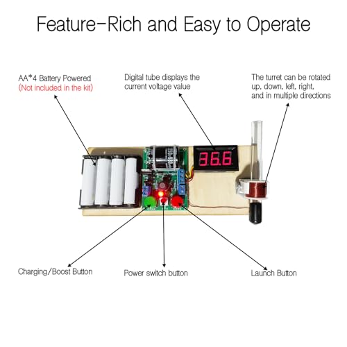 image for EIELEDIY EIELE Mini Voltage Converter Module Soldering Practice Kit Su