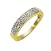 Produktbild Diamonds by Ellen K. - Damenring 585/- Gelbgold 55 Diamanten 0.25 Karat Größe 18 317370014-1-018
