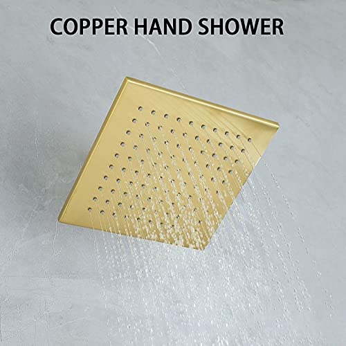 Robinet de douche mural en laiton pour douche pluie relaxante et bain des enfants