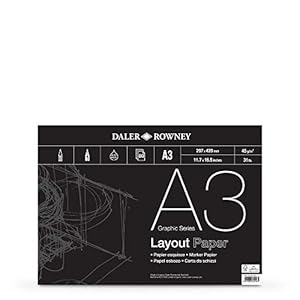 Daler-Rowney Serie A Layoutblok, A3-formaat