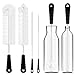 AZLIFEEU Bottle Brush 4 Pack, Long Handle Non-Scratch Water Bottle Cleaning and Straw Cleaner Brush for Baby Bottles, Drinking Glasses, Narrow Neck Bottles, Flasks