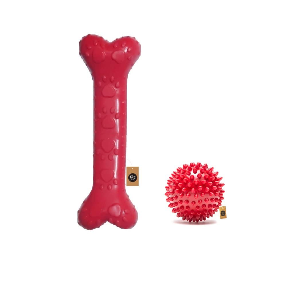 See full amazon price history chart for The Pets Company Rubber Dog Chew Toy Combo ( Large Dog Bone 8.5" + Dog Spike Ball 3") | Squeaky Toys for Medium & Small Dogs The Pets Company Rubber Dog Chew Toy Combo ( Large Dog Bone 8.5" + Dog Spike Ball 3") | Squeaky Toys for Medium & Small Dogs (B0BMLH1VGR) Amazon Price History, Amazon Price Tracker