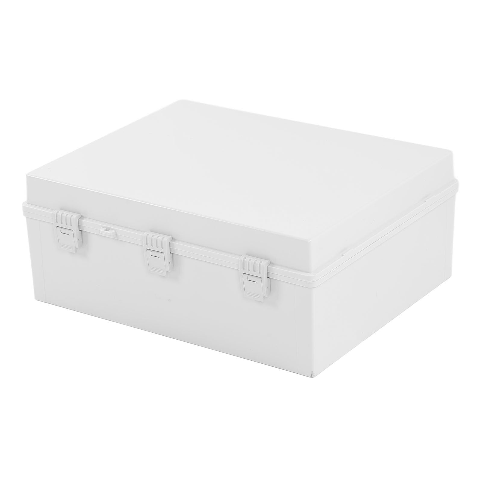 YWBL-WH Copertura Grigia Collegamento Elettrico Box Box Design di Bloccaggio Resistente IP66 Materiale ABS di Grado Industriale per Uso Esterno (500 X 400 X 200 mm / 19,69 X 15,75 X 7,87 pollici)