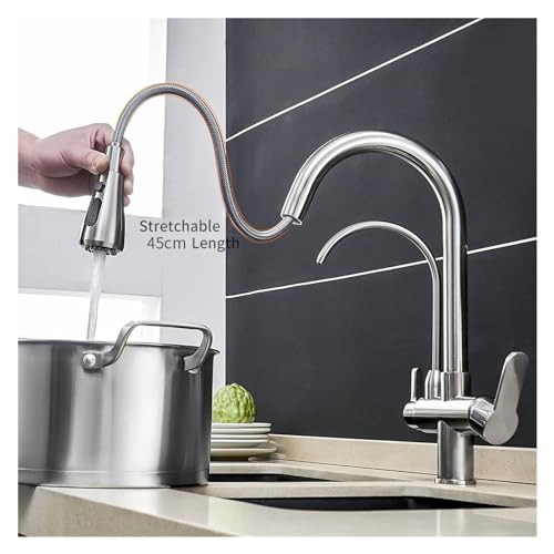 Filtre eau cuisine robinet trois façons compatible mitigeur évier moderne - 4